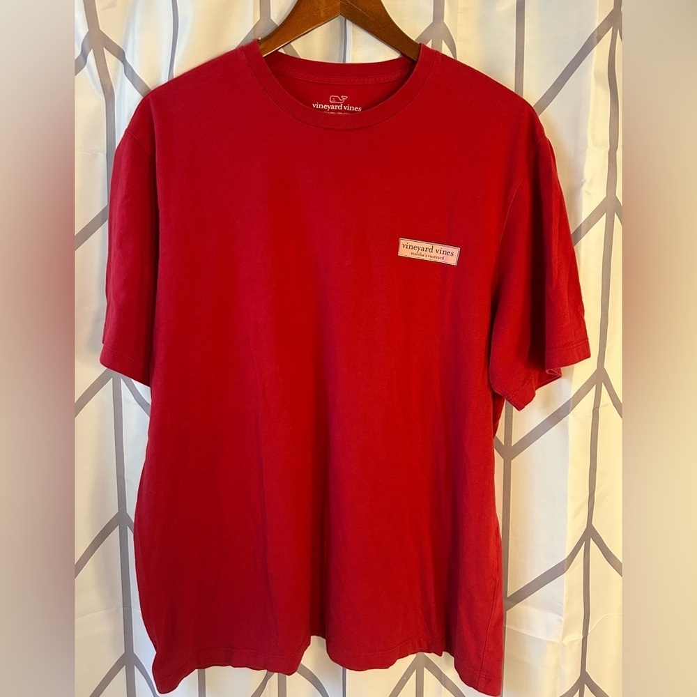 Vineyard Vines Classic Red Short Sleeve Tee
